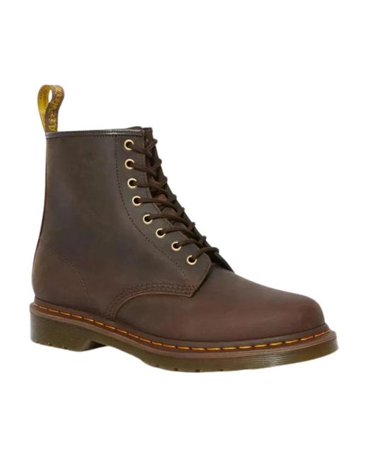 Dr. Martens Brown Lace-Up Boots for men