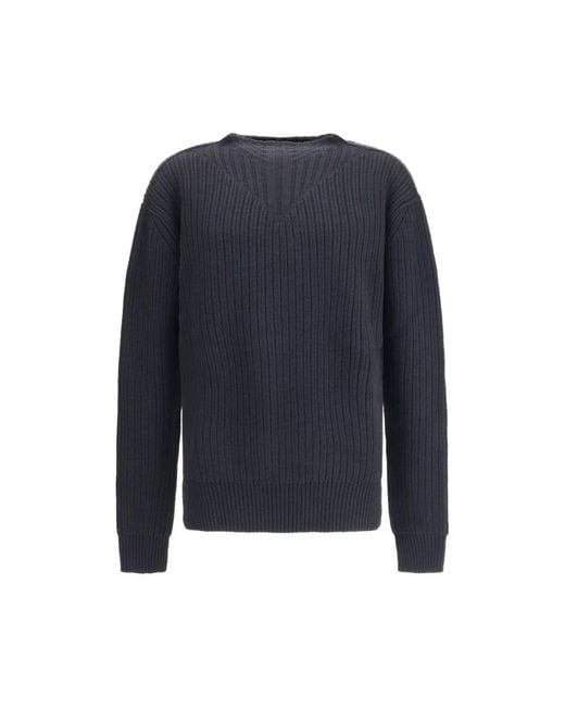 Round-Neck Knitwear Rick Owens pour homme en coloris Blue