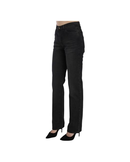 Just Cavalli Black Straight Fit Jeans