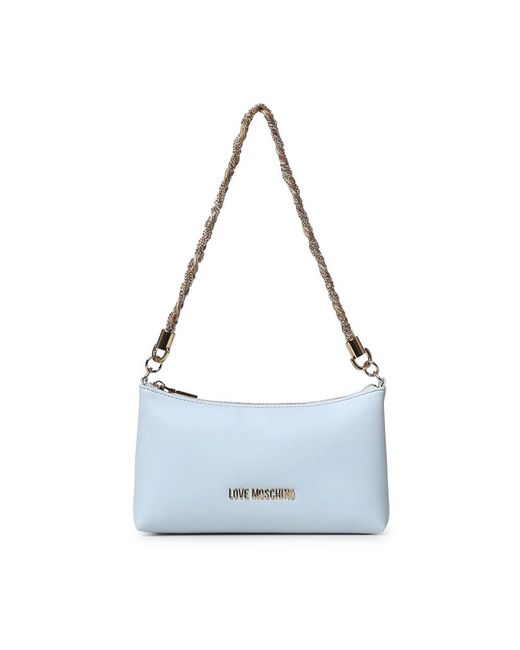 Love Moschino Blue Shoulder Bags