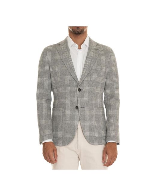 Paoloni Gray Blazers for men