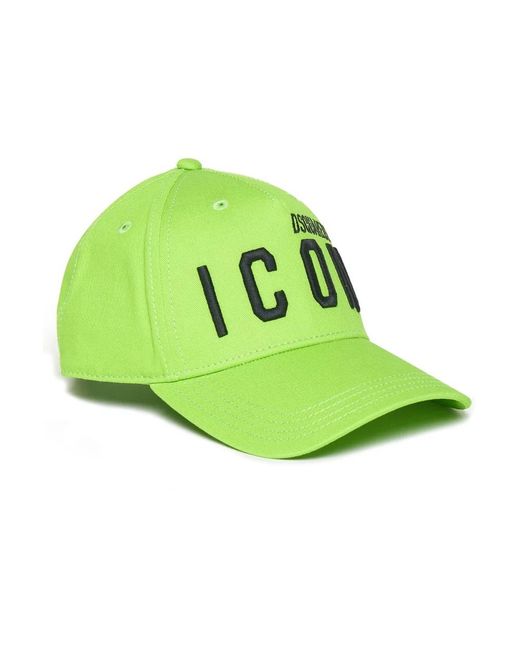 DSquared² Accessoires ,Groen ,Katoen Hoed Accessoires in het Green