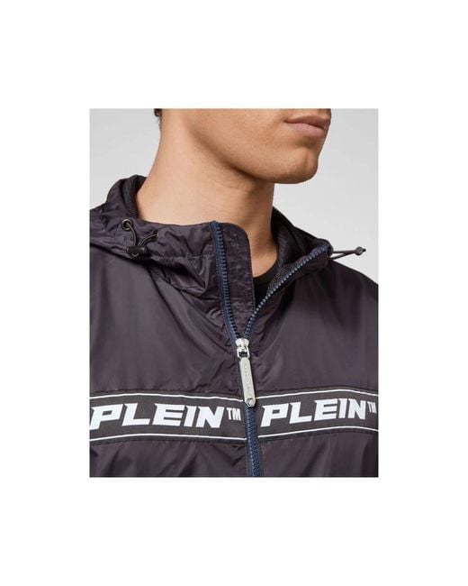 Philipp Plein Blue Light Jackets for men