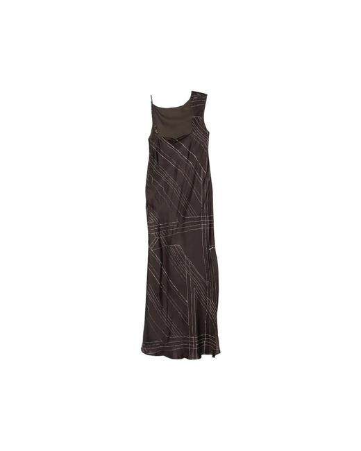 Maxi Dresses Alysi de color Brown