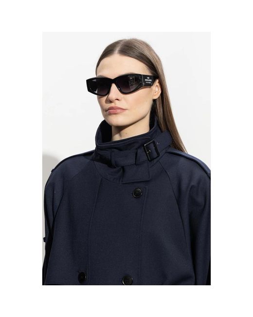 Marc Jacobs Black Elongated Rectangular Sonnenbrillen
