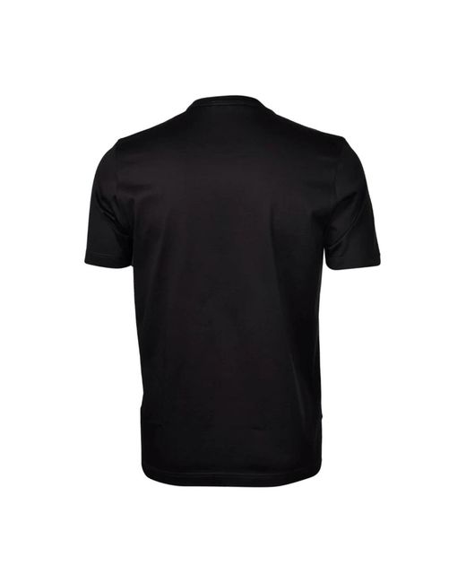 Gran Sasso Schwarze t-shirt und polo kollektion in Black für Herren