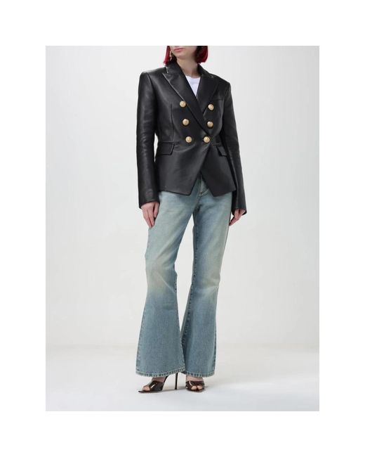 Balmain Blue Flare Jeans
