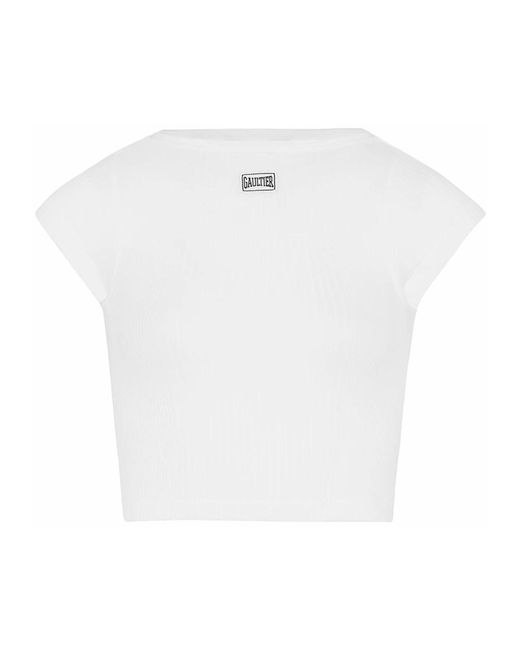 T-Shirts Jean Paul Gaultier de color White