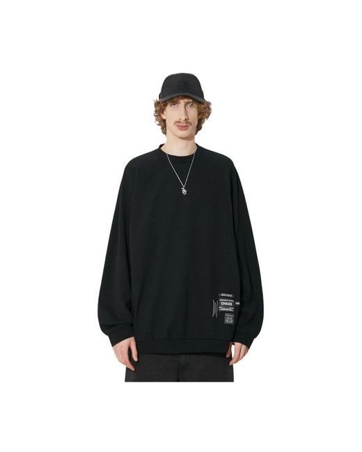 Undercover C/S Crewneck in het Black voor heren