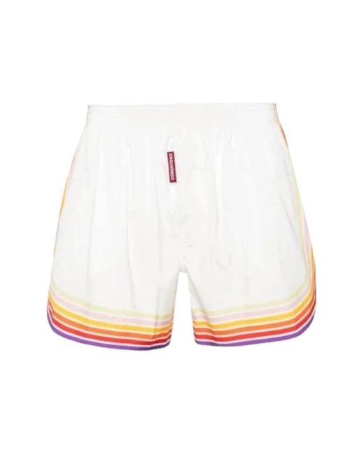 Beachwear DSquared² de hombre de color White