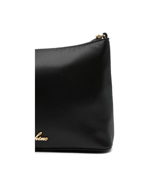 Love Moschino Zwarte Schoudertas Voor Vrouwen in het Black