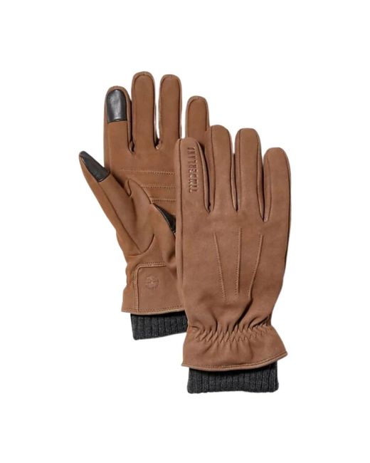 Timberland Wildleder touchscreen handschuhe in Brown für Herren