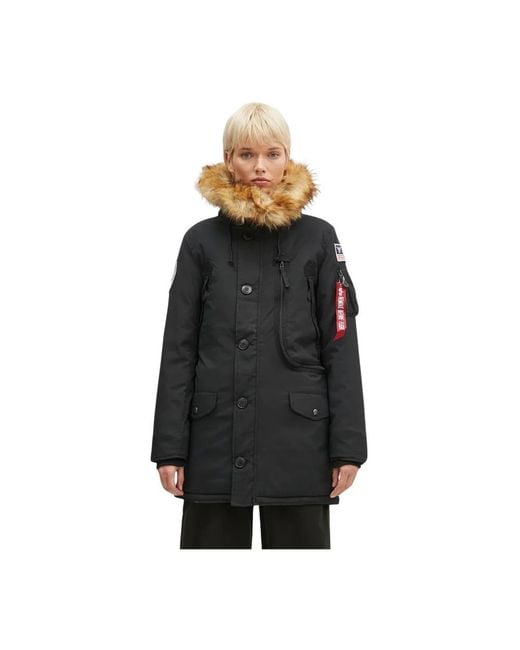 Alpha Industries Winter Jassen in het Black