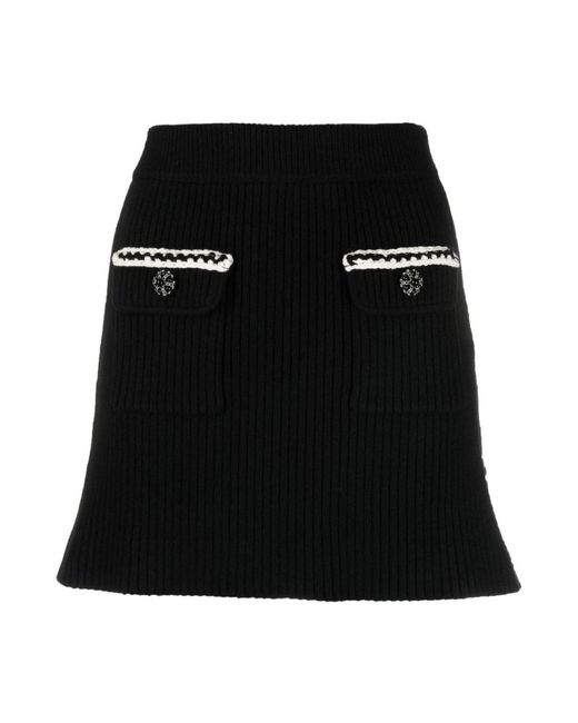 Short Skirts di Self-Portrait in Black