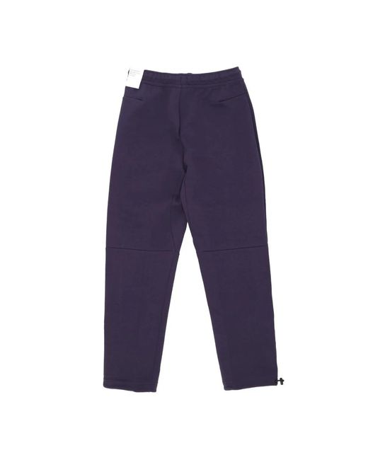 Nike Fitness ,Paars ,Katoen Tech Fleece Lichtgewicht Trainingsbroek in het Blue voor heren