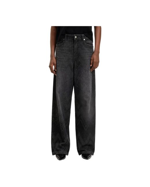 HUGO Gray Wide Jeans