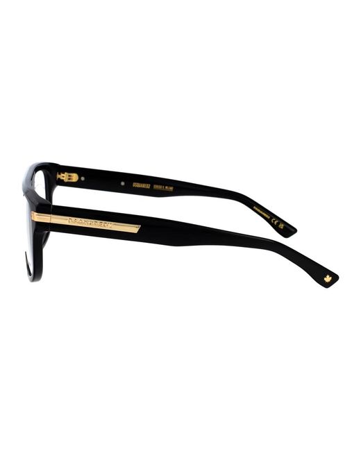 DSquared² D2 0179 Aviator Frame in het Black voor heren