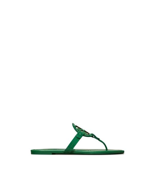 Tory Burch Green Flip Flops