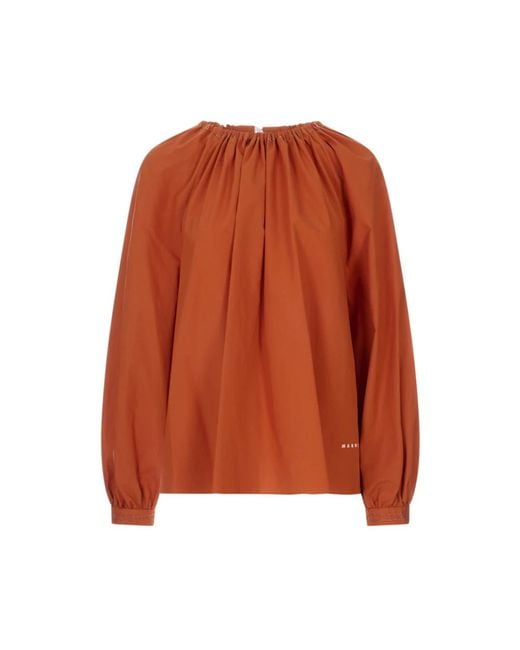 Marni Orange Blouses