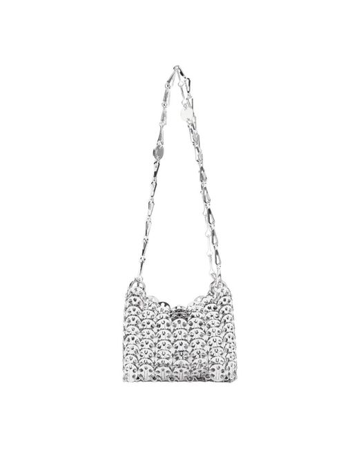 Rabanne White Shoulder Bags