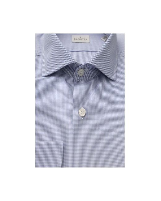 Bagutta Blue Casual Shirts for men
