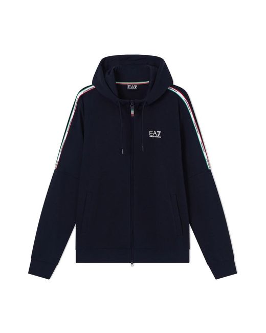 Zip-Throughs EA7 pour homme en coloris Blue