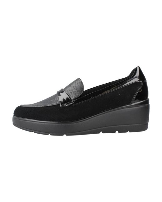 Geox Black Stylische Loafers Für Männer