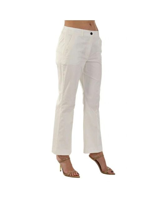 Marella Broeken Chino's in het Natural