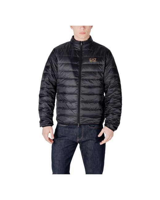 EA7 Core Identity Packable Daunenjacke in Blue für Herren