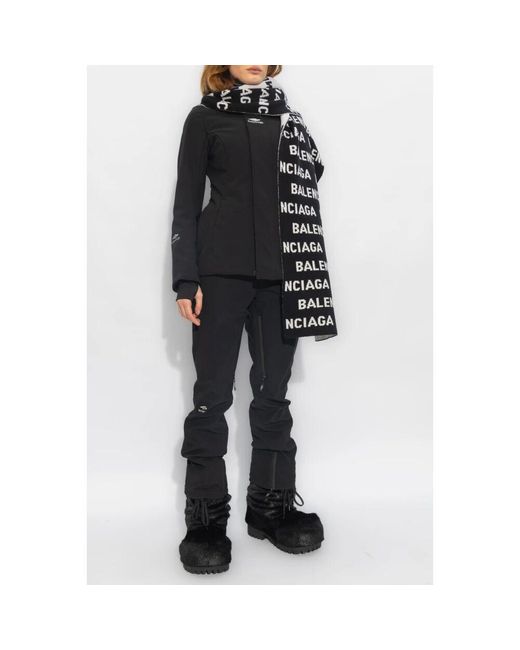 Balenciaga Black Ski hourglass parka