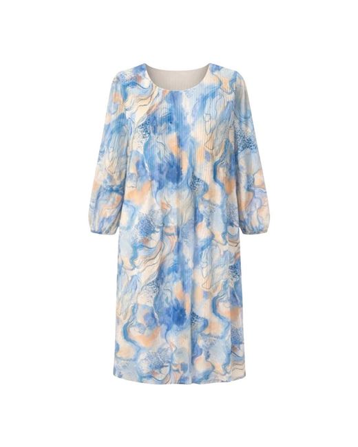 2-Biz Blue Midi Dresses