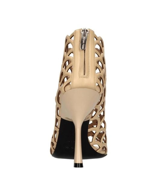 Sergio Rossi Natural High Heel Sandals