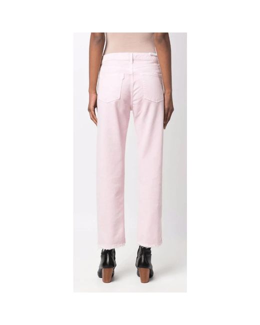 3x1 Pink Straight Fit Jeans