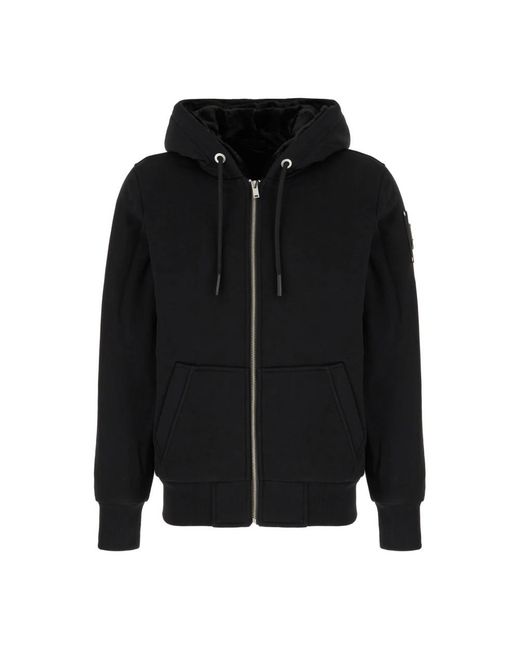Moose Knuckles Classic Bunny Full-Zip Hoodie in het Black voor heren