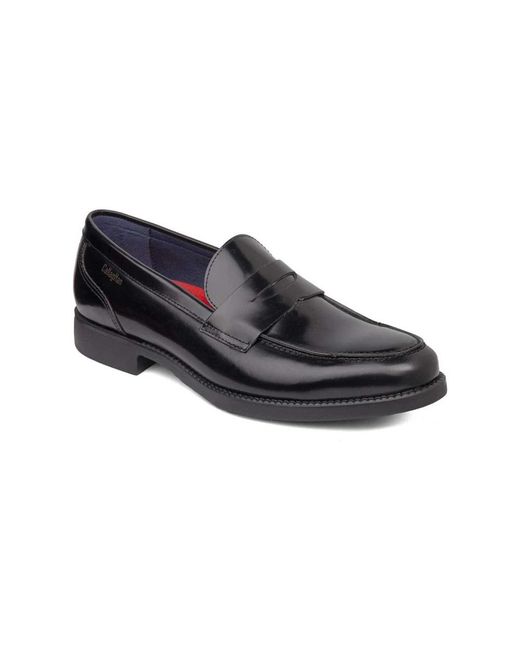 Callaghan Black Loafers