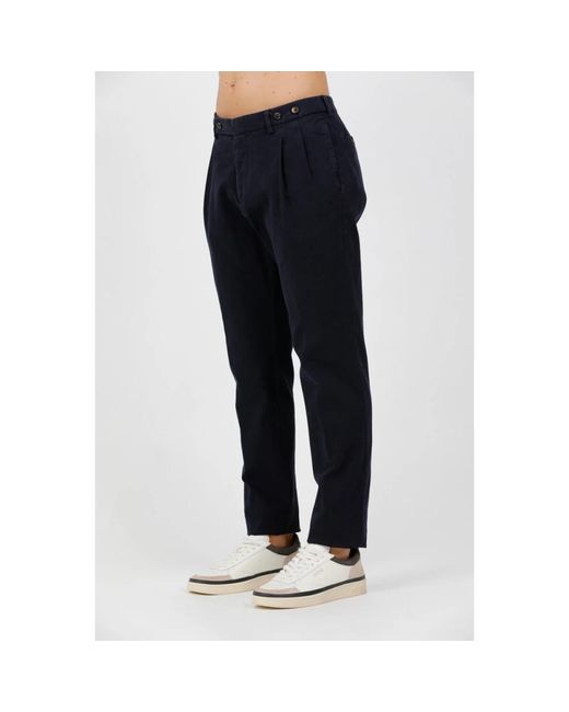 BERWICK 1707 Blue Chinos for men