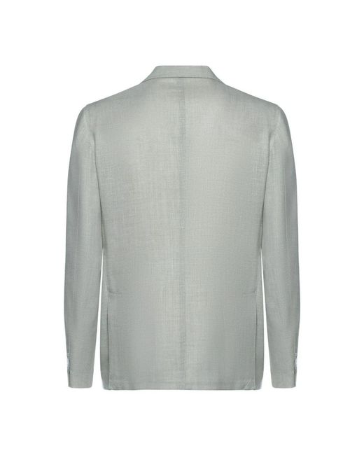 Eleventy Gray Blazers for men