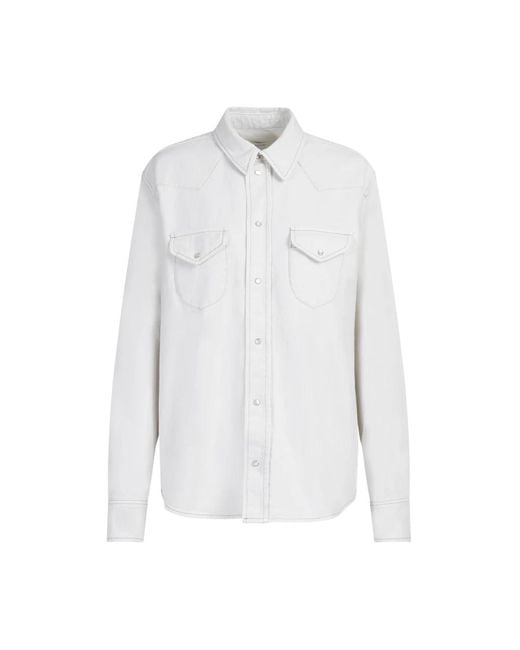 Camisa de algodón neutro aw 23 Bally de color White