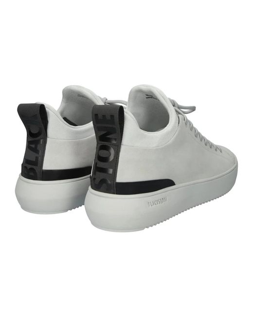 Blackstone Moderne monochrome sneaker in Gray für Herren