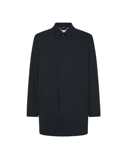 Peuterey Blue Single-Breasted Coats for men