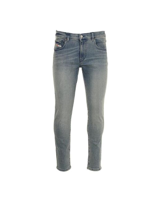 DIESEL Blaue Jeans 2019 Distressed Rott in Blue für Herren