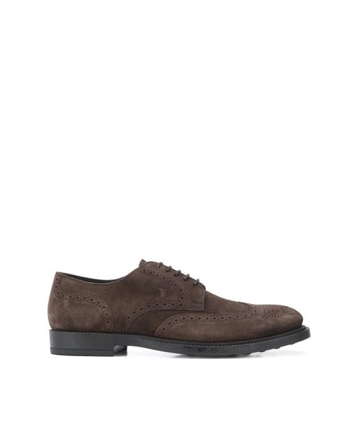 Tod's Suède Brogues in het Brown voor heren