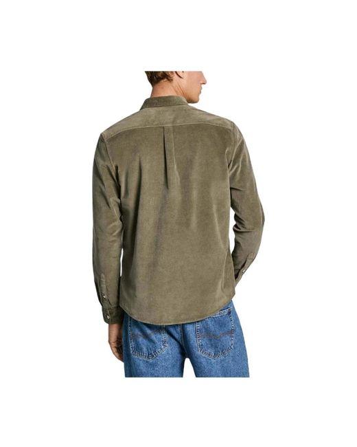 Pepe Jeans Green Casual Shirts for men