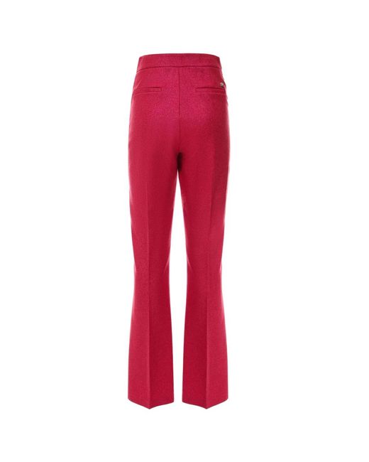 Trousers > wide trousers Chiara Ferragni en coloris Red