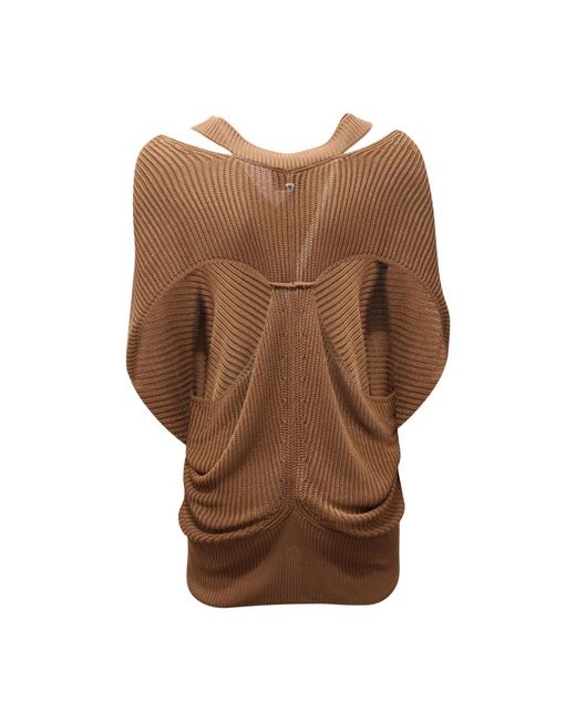 Dondup Camel Tanktop in het Brown