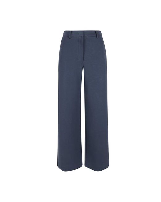Max Mara Blue Wide Trousers
