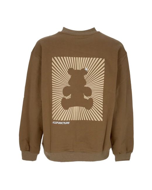 Acupuncture Green Sweatshirts for men