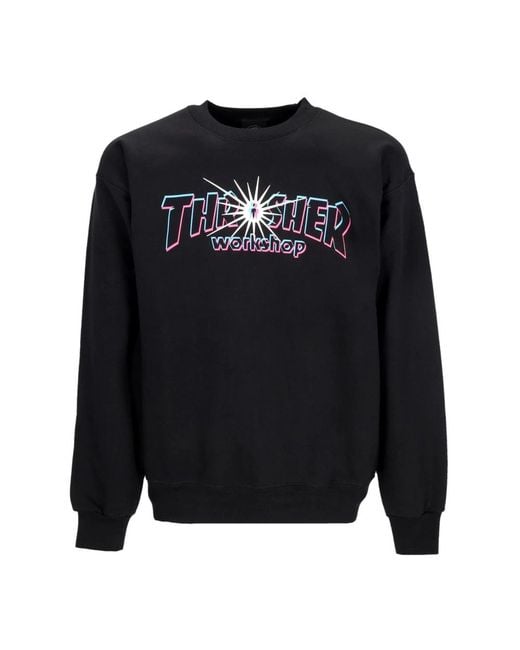 Thrasher Blue Sweatshirts for men