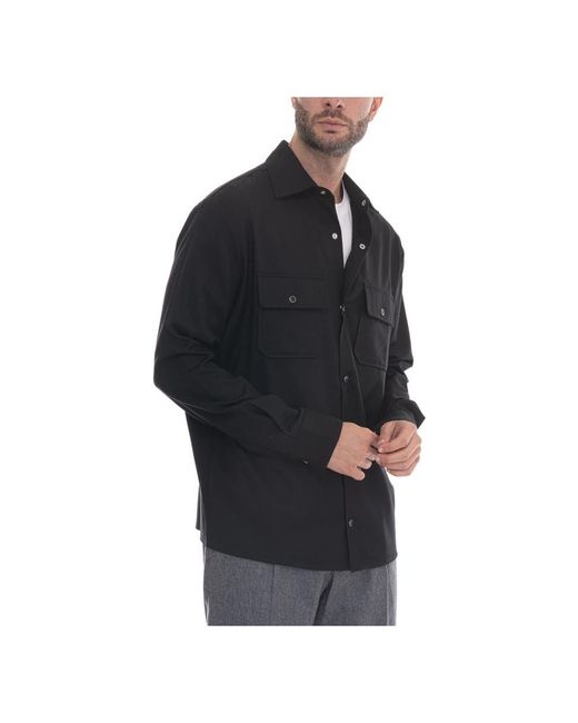 Marco Pescarolo Black Light Jackets for men