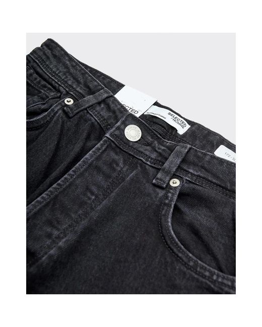 SELECTED Blue Straight Jeans for men